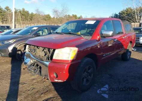 2005 Nissan Titan Se z USA, uszkodzony, nr VIN 1N6AA07B45N513297